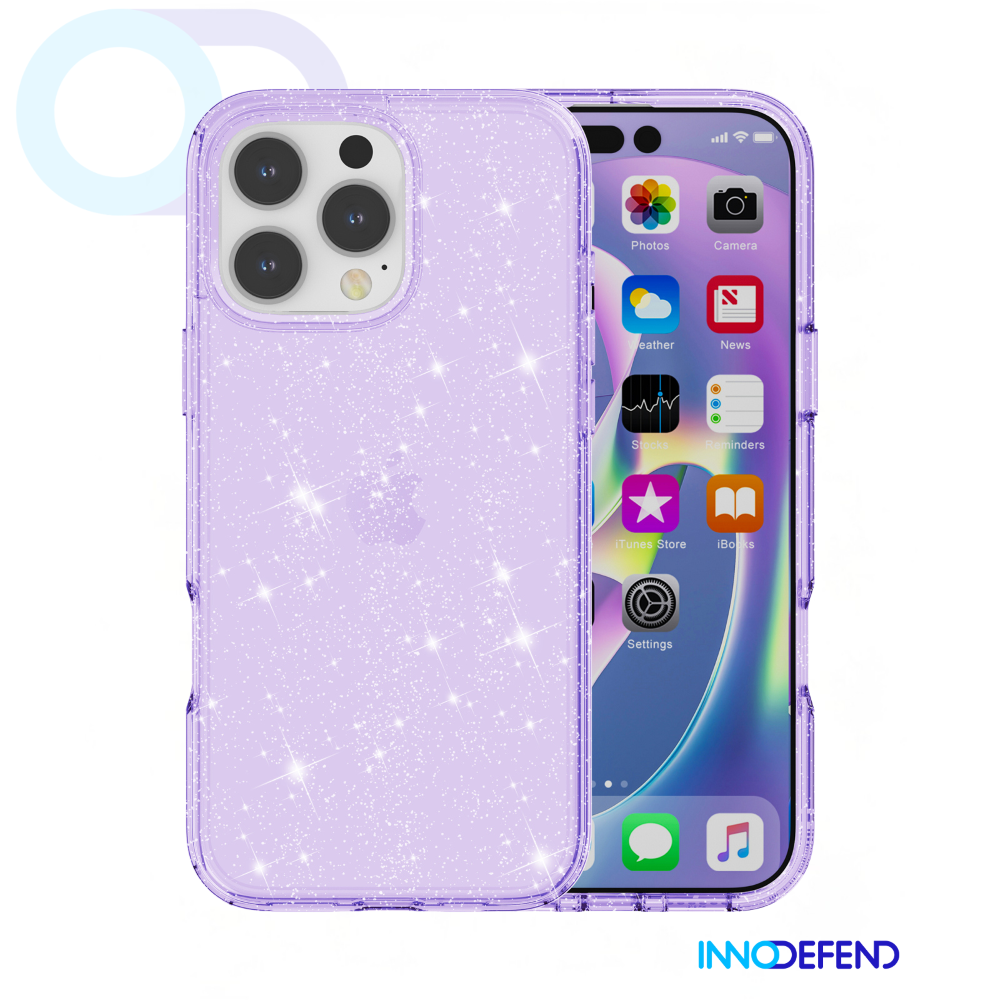 INNODEFEND Case Clarity Shine (Purple)